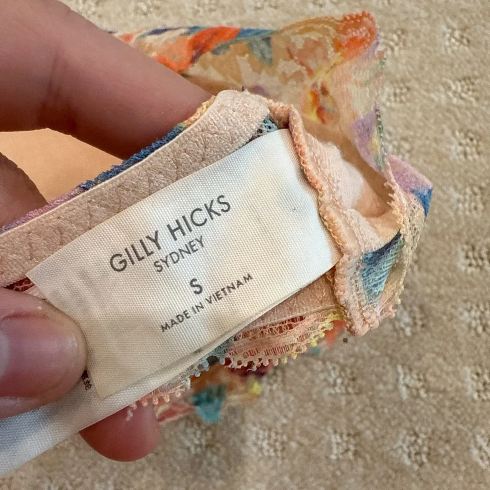 Gilly Hicks Sydney Floral Lace Halter Bralette Size Small - Picture 4 of 4